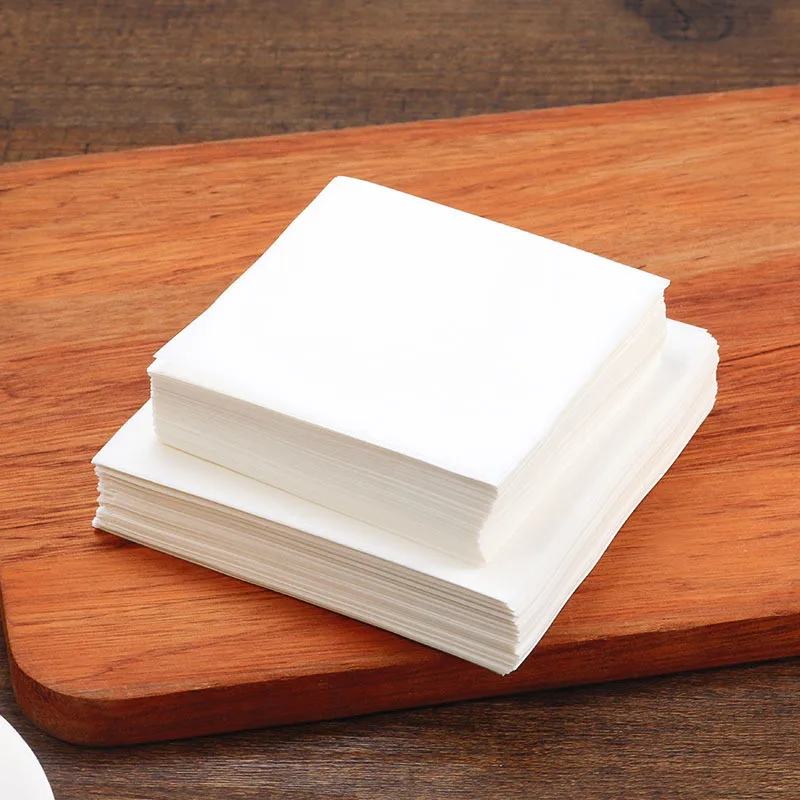 500Pcs Square 6-11cm Wholesale Steamed Bun Papers Non-stick Snack Bread Cake Steamer Oil Paper Pads