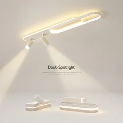 Nordic LED Ceiling Lamps For Living Room Corridor Cloakroom Ceiling Light With Spotlight Chandeliers Home Decor Lighting Fixture