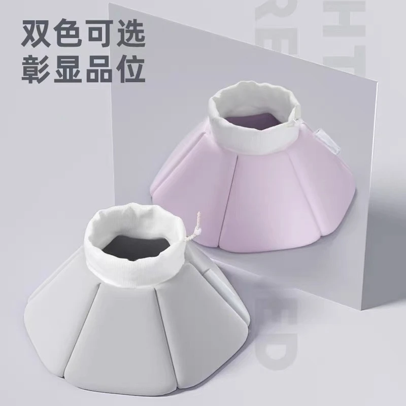 

Мягкий защитный воротник для котят, предотвращающий вылизывание после операции, регулируемый защитный воротник для кошек.