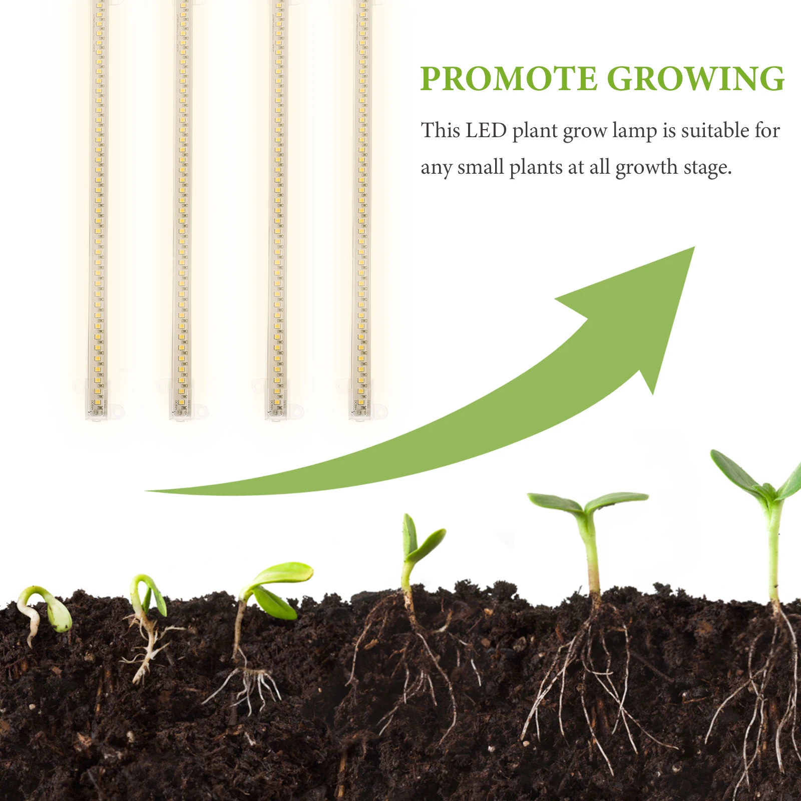 

Full Grow Light Strip for Indoor Plants USB Powered Intelligent Dimming LED Plant Growth Light LED Plant Lamp