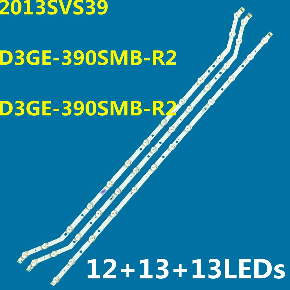 5kit LED Backlight Strip 12/13leds For 2013SVS39 D3GE-390SMA-R2 D3GE-390SMB-R2  UN39FH5203 UN39FH5205 UN39FH5206 UN39FH5295