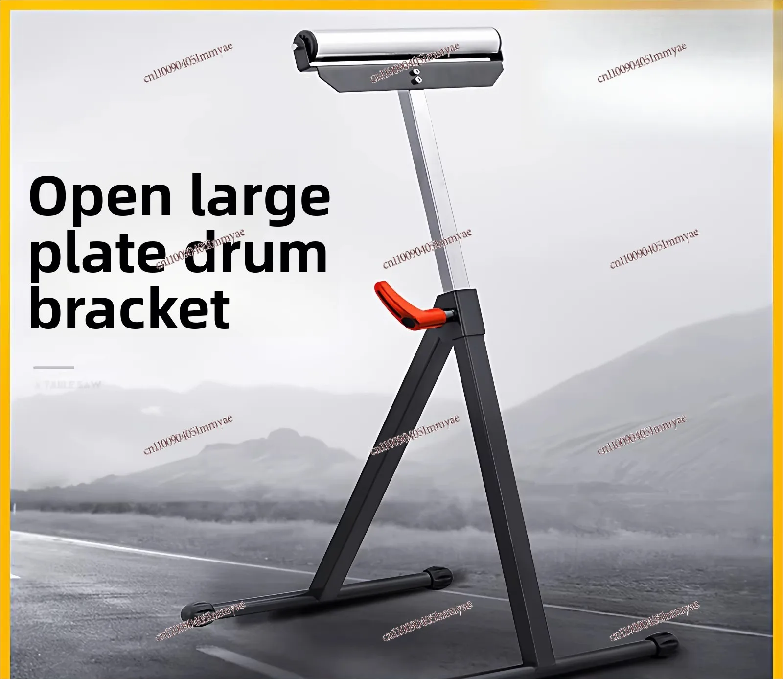 Roller bracket for single opening large plate support Push table saw Woodworking saw Cutting
