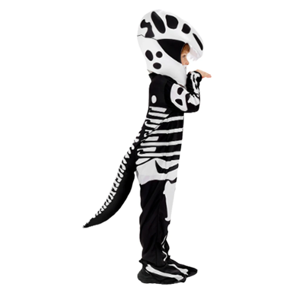 Dinosaur Cosplay Costume Cartoon Animal Boys Stage Performance Clothing Kids Jumpsuit Hat Outfits Halloween Carnival Party Suit - Image 2
