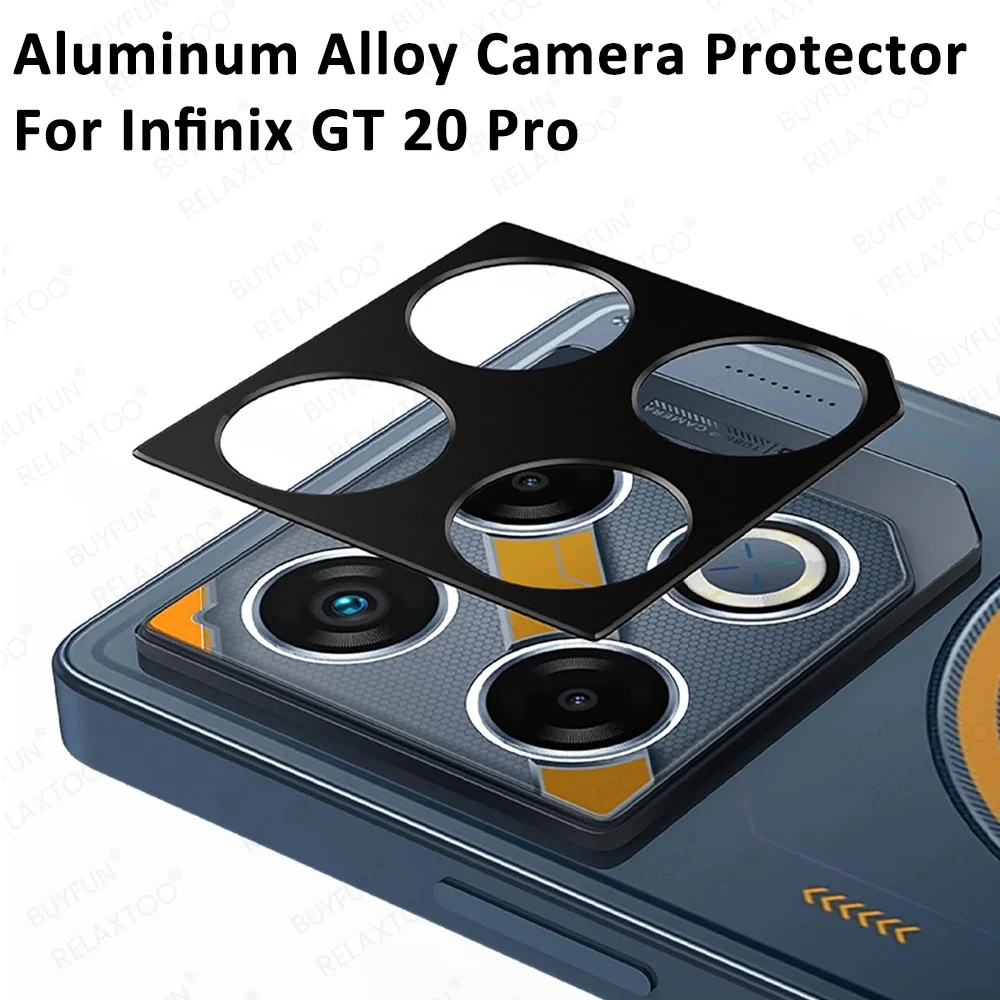 Aluminum Alloy Metal Hollow Camera Protector Case For Infinix GT 20 Pro Rear Lens Protective Cover Infinx GT20 20Pro GT20Pro 5G