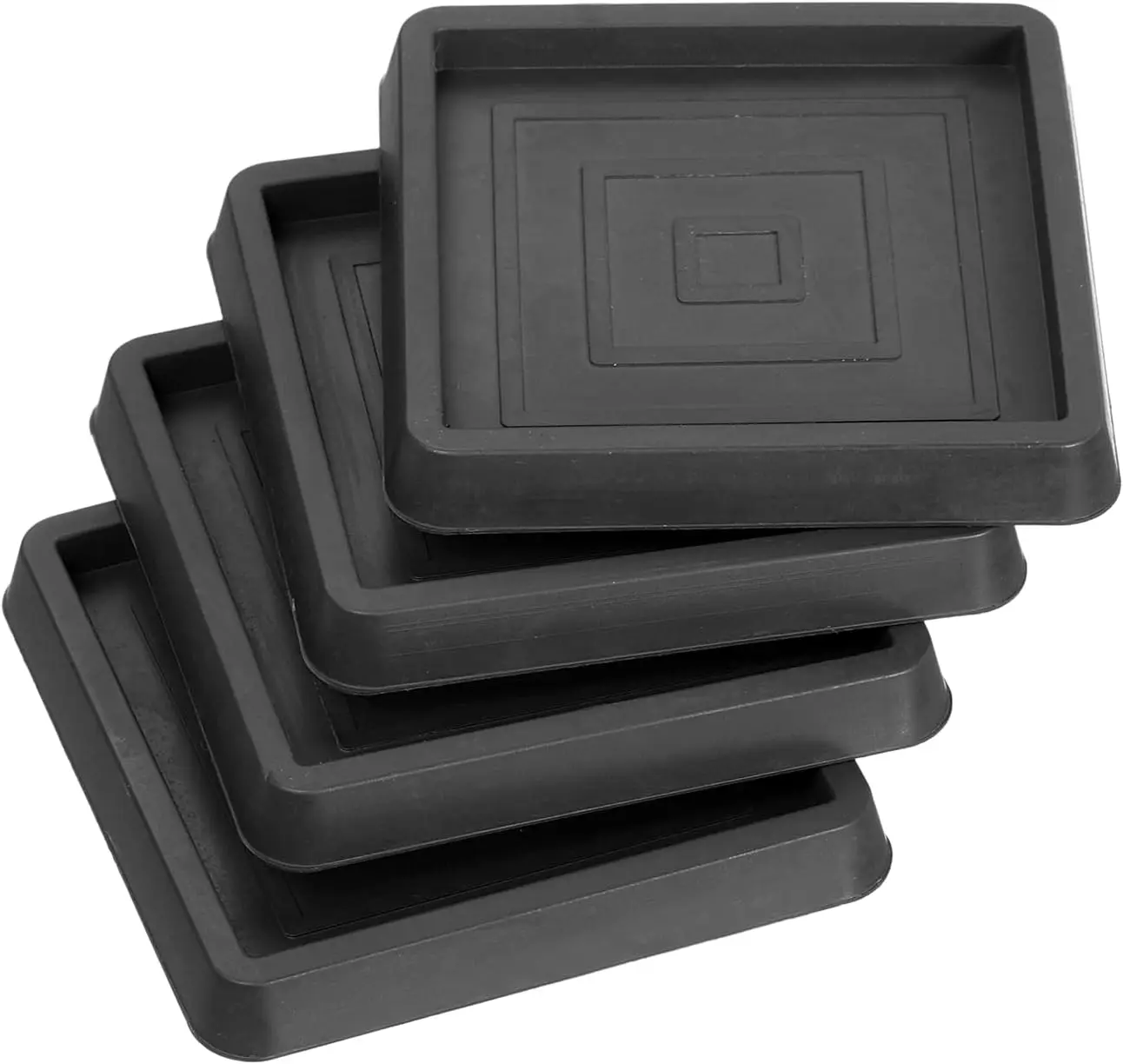 

Chair Leg Floor Protectors, 4Pcs 2.5 - Rubber Square Non-Slip Furniture Pads, Anti-Slip Furniture Pad for Hardwood Floors