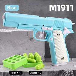 Automatic Colt 1911 Toy Gun For Kids Age5+ Stress Shot Toy Guns Pistol Boys Best Gift Dropship TK Toys