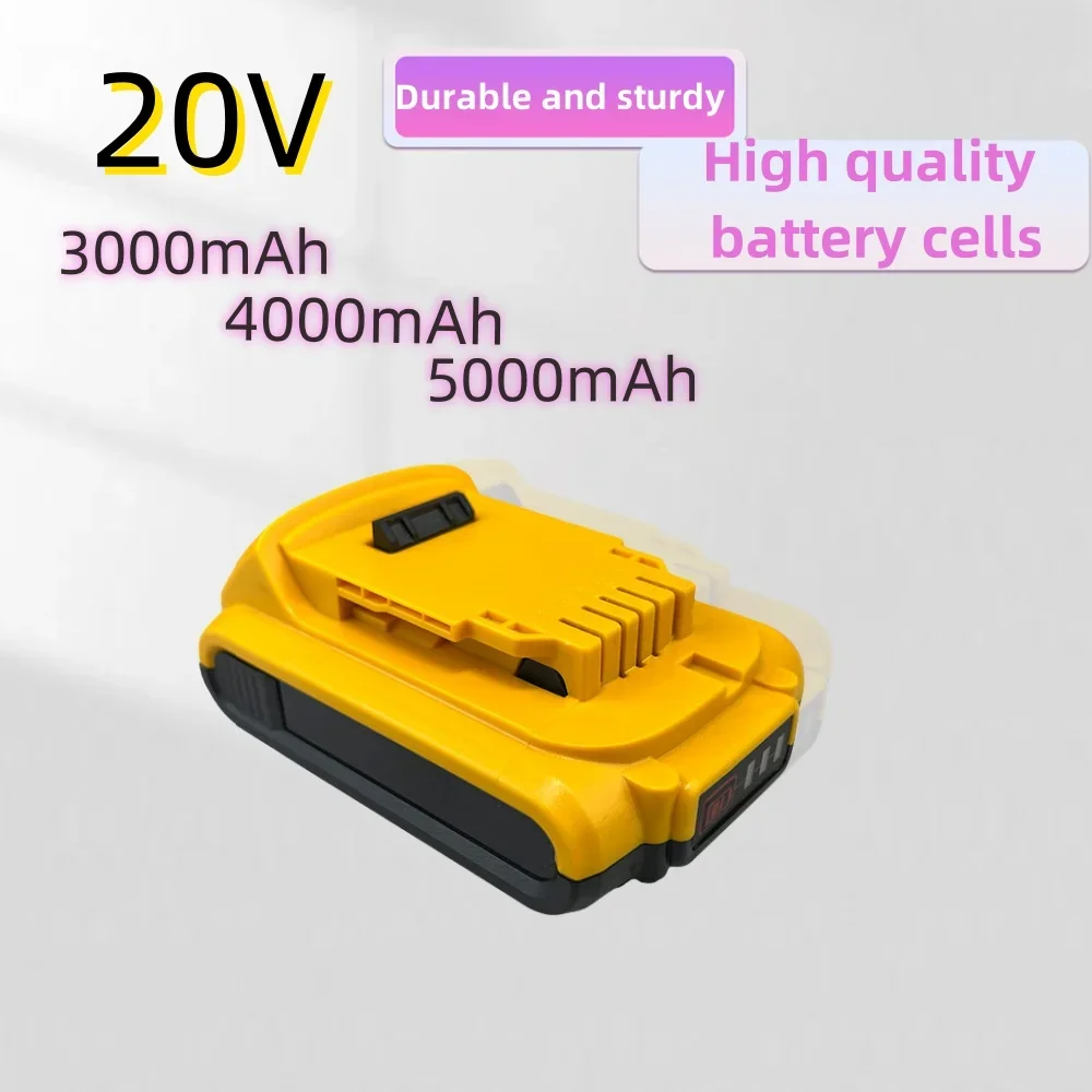 

20V 3.0Ah/4.0Ah/5.0Ah Li-ion Rechargeable Battery For DeWalt Wireless power tool battery replacementDCB180 DCB181 DCB182 DCB206