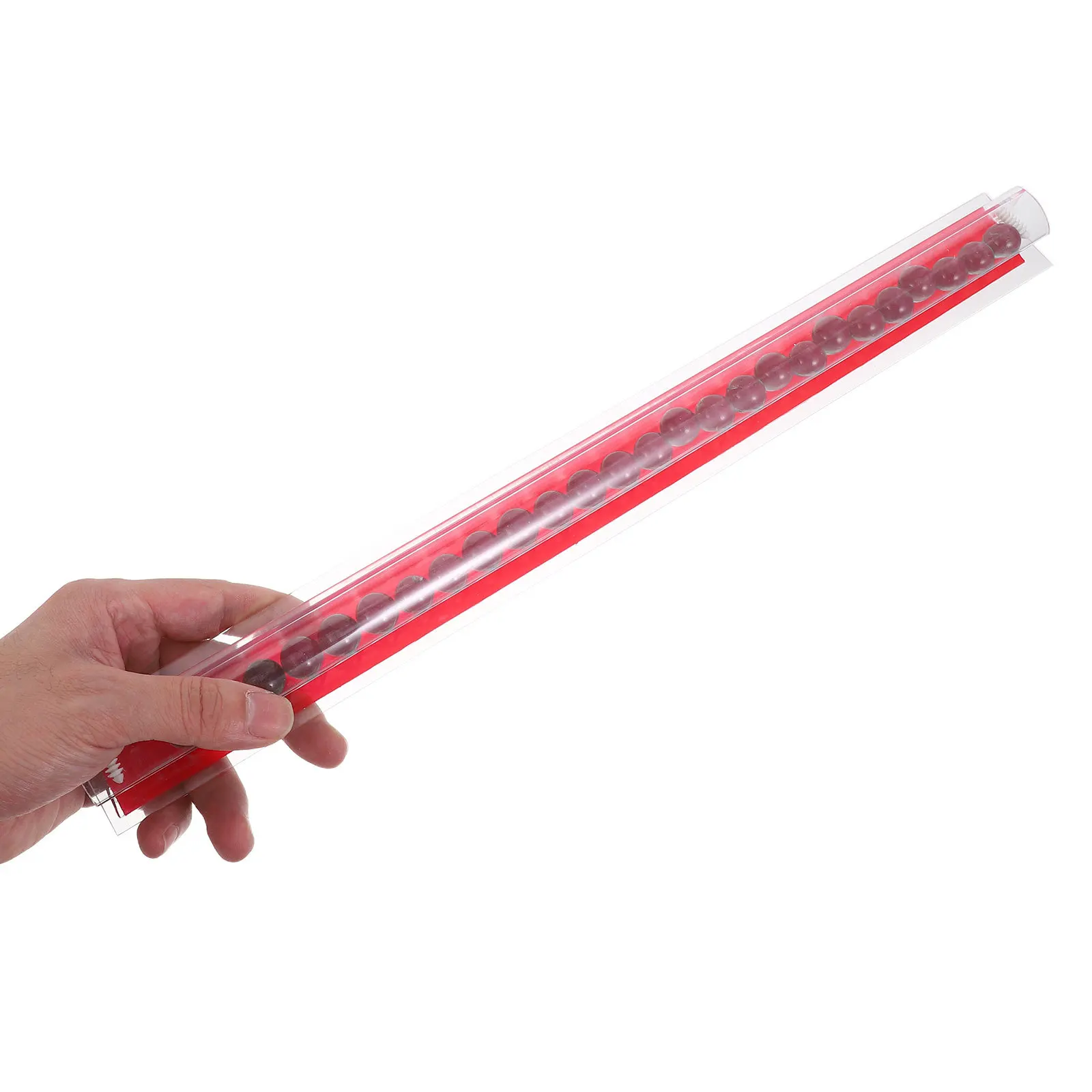 

2Pcs Kitchen Receipt Holder 40Cm Self-Adhesive Ticket Rail Display Slide for Refrigerator Cabinet Door Space Saving Order