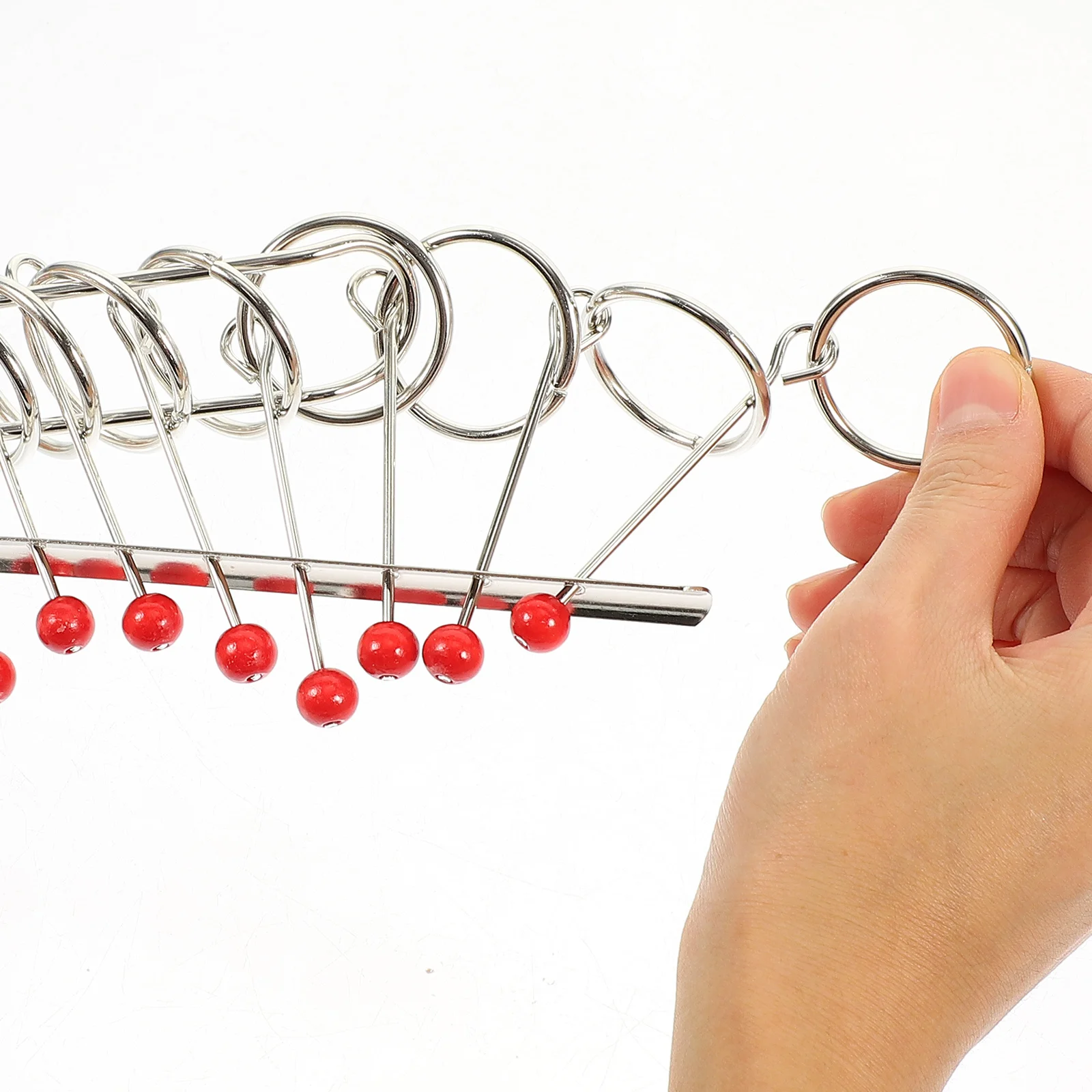 25 uds anillo de desbloqueo de inteligencia rompecabezas juego de desarrollo cerebral juego de aprendizaje educativo alambre de Metal desafío rompecabezas nueve