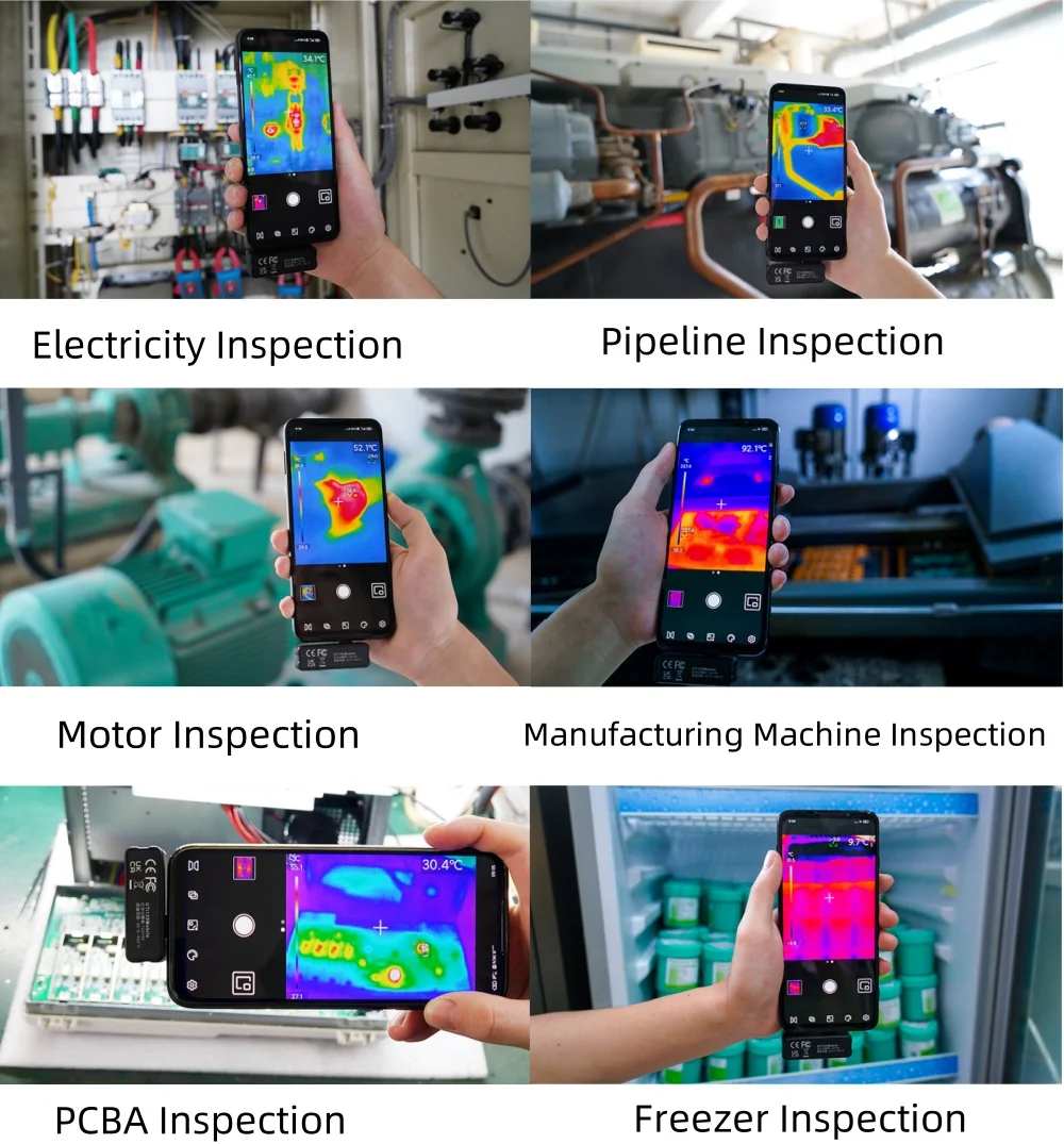 Uni-T UTi120M professional smartphone thermal camera module for Android Infrared Thermal Imager Thermometer Caméra thermique