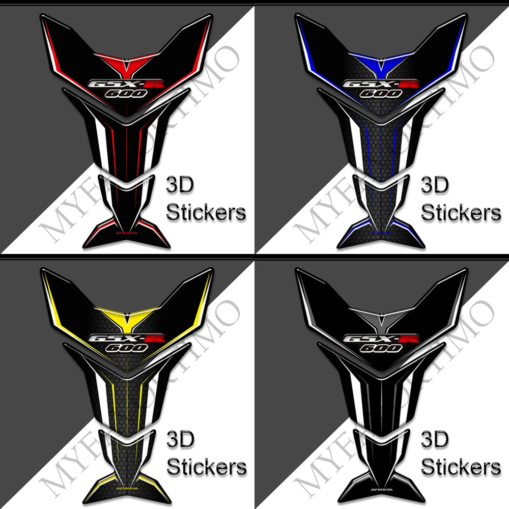 For Suzuki GSX-R600 GSXR600 GSXR GSX-R 600 GSX R600 600Z Motorcycle Stickers Decals Knee Protector Gas Fuel Oil Tank Pad Grips