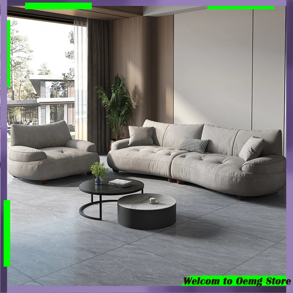 

Elegant Lazy Minimalist Modern Family Corner Sectional Sofa Cozy Recliner Living Room Furniture Stylish Decoration Essentials