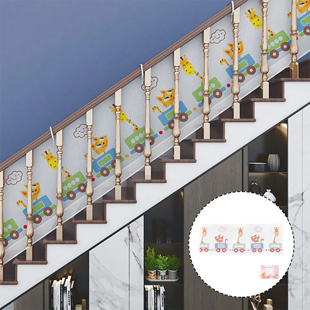 

1 комплект, утолщенная веревка, защитная сетка для лестницы, защита для детей, защитная сетка для балкона, детская защитная сетка для балкона, бытовой барьер