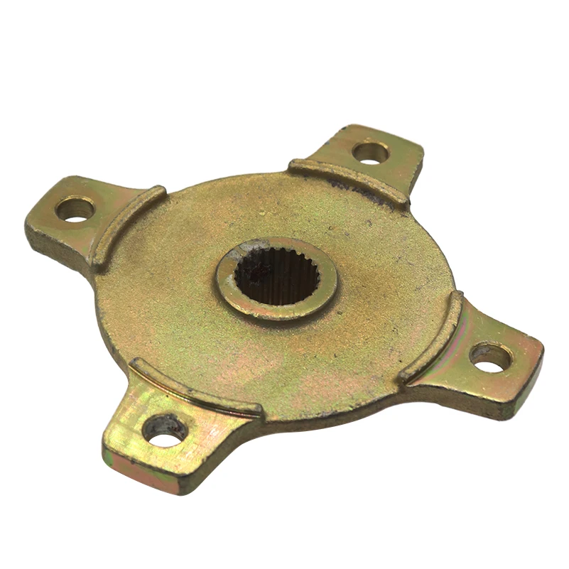 4-hole beach bike rear wheel spline bracket flange, four-wheel off-road motorcycle ATV tire hub fixing seat