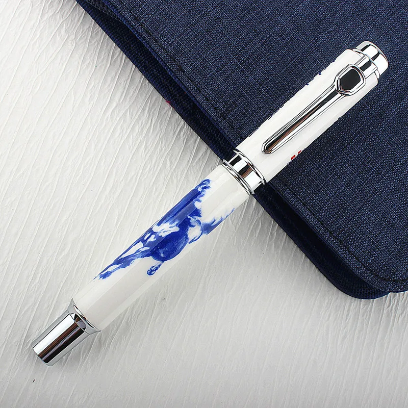 Jinhao 950 Ceramics Fountain Pen Extra Fine Nib Office Signature School Writing Ink Pens Suit