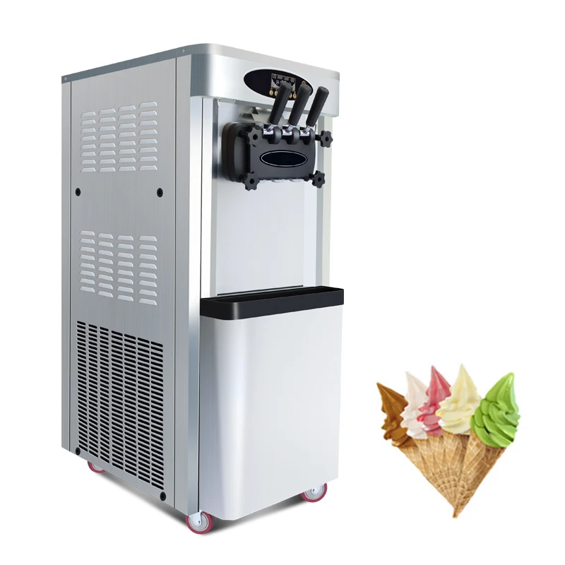

Factory Made Soft Ice Cream Maker Commercial Electric Table Top Sundae