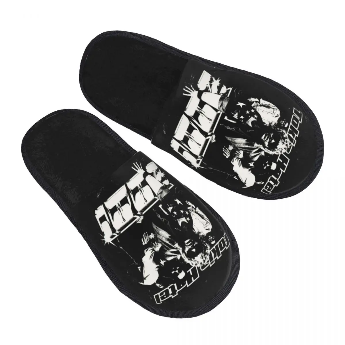 Tokio Hotel House Slippers Women Soft Memory Foam Rock Band Slip On Spa Slipper Shoes