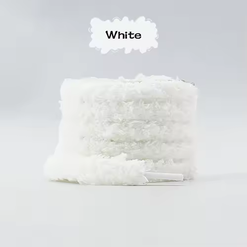 1Pair fashions 1cm wide round plush shoelace Sneakers flat shoes Casual shoelaces 80/100/120/140/160cm Shoelaces for shoes - Image 9