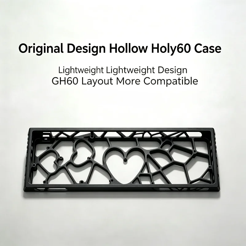Original Love Holy60 Case Lightweight Design Compatible Gh60 Layout Wootinghe60 Redux60 Magnetic Mechanical Keyboard Shell