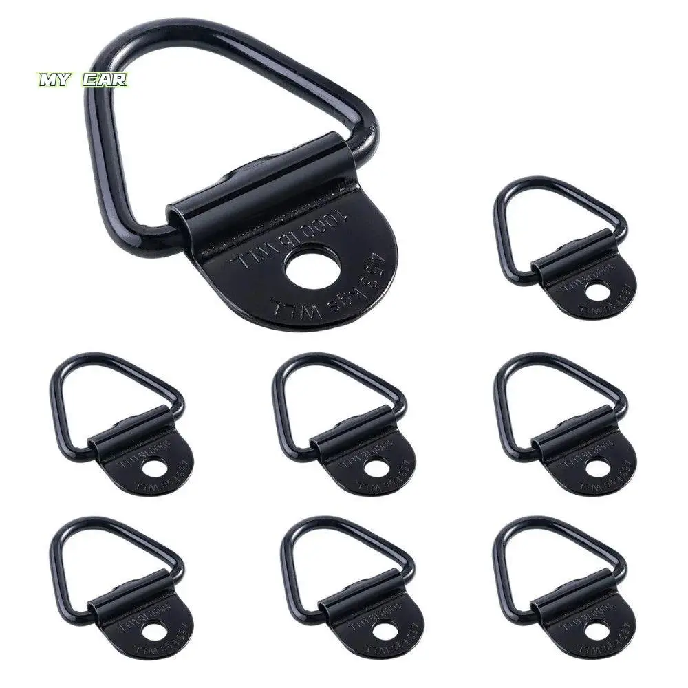 

Car Accessories Heavy Duty for Trailer Steel 1000lbs Black V-Ring Hangers V-Ring Bolton Cargo Tie-Down Trailers Hook