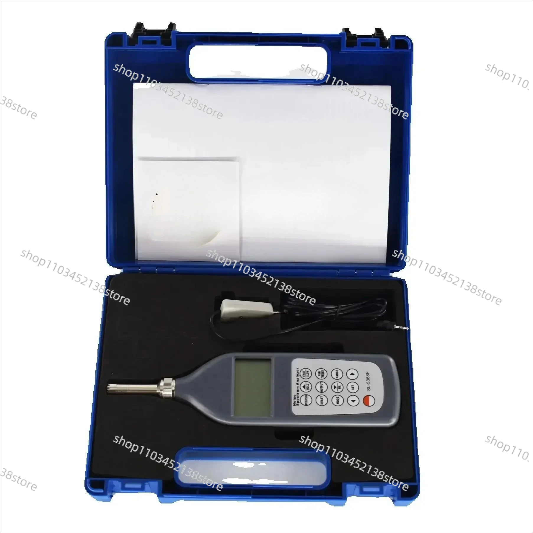 

Анализатор спектра шума SL-5868F Измеритель уровня звука Диапазон цифрового обнаружения 25 дБ ~ 130 дБ (A) (с программным обеспечением)