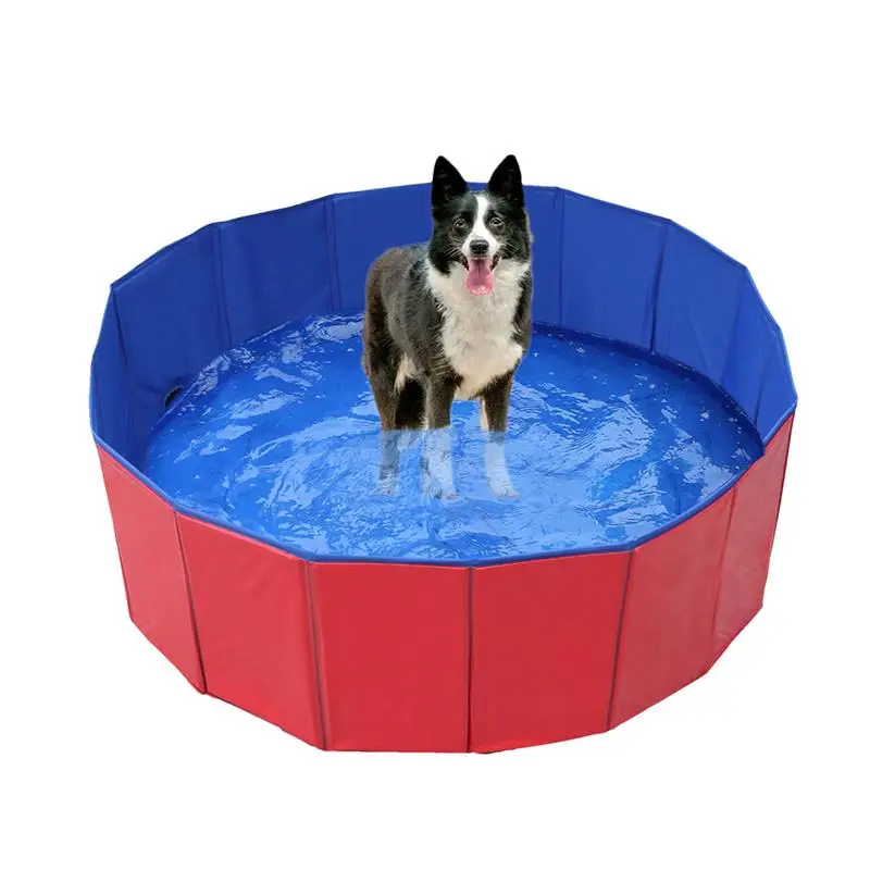 Foldable Dog Pool Portable Bathing Basin Kids Swimming Pool Summer Cool Pet Bathing Tub Indoor And Outdoor pet supplies