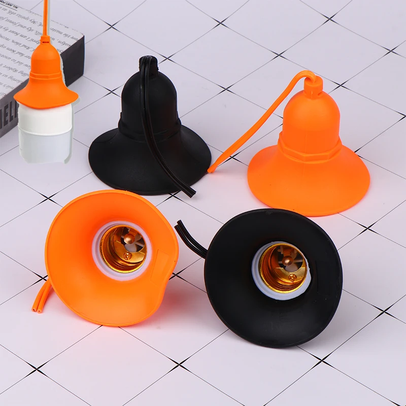 1/2Pcs E27 Screw Lamp Holder Chandelier High Temperature Waterproof Lampholder Light Bulb Holder Adapter