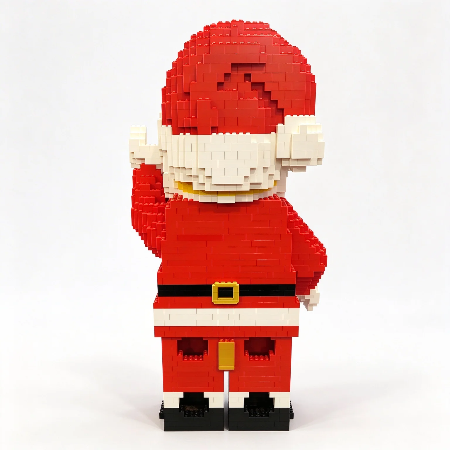 PolaDeer MOC DIY 60 cm H Santa Claus Ornament decorate BuildingPolaDe Blocks Assembly Model toy brick Children's birthday gifts
