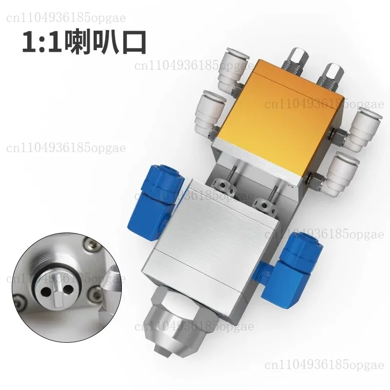 QLH-36 Double-cylinder Suction Adjustable AB Double-liquid Distribution Valve Pneumatic Two-liquid Dispenser