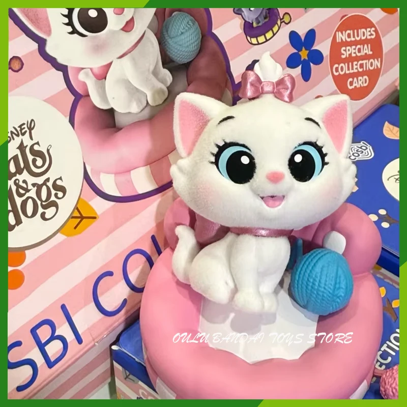 

Коллекция кошек Диснея, вечерние, косби, слепая коробка, аниме-фигурка, кошка Мари, Люцифер, пушистая на заказ Q-версия, модель, декор, игрушка, подарок, подарки