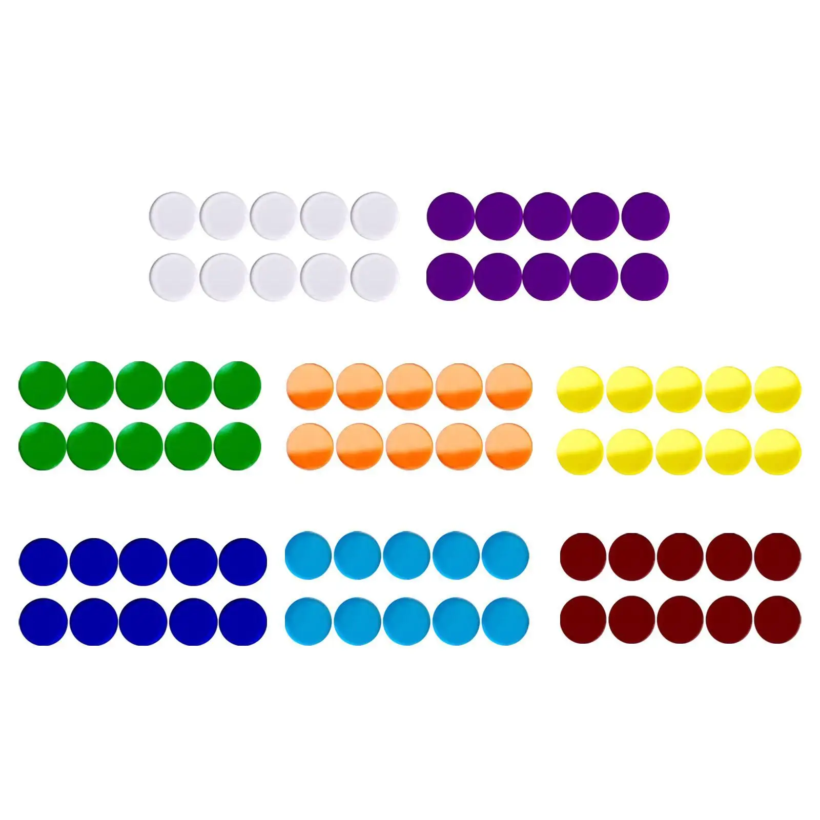 

10 Pieces Pool Cue Tip Pads, 0.55inch Pool Stick Accessories Billiards Accessory Ferrule Pads Replacement for Practice Game Room