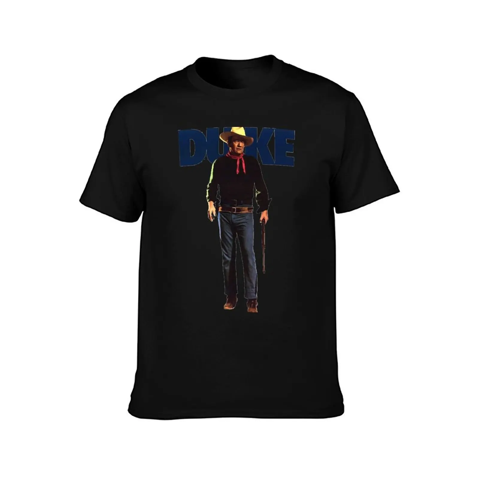 John retro Wayne T-Shirt Regular Fit Plain Tee Shirt T-Shirt
