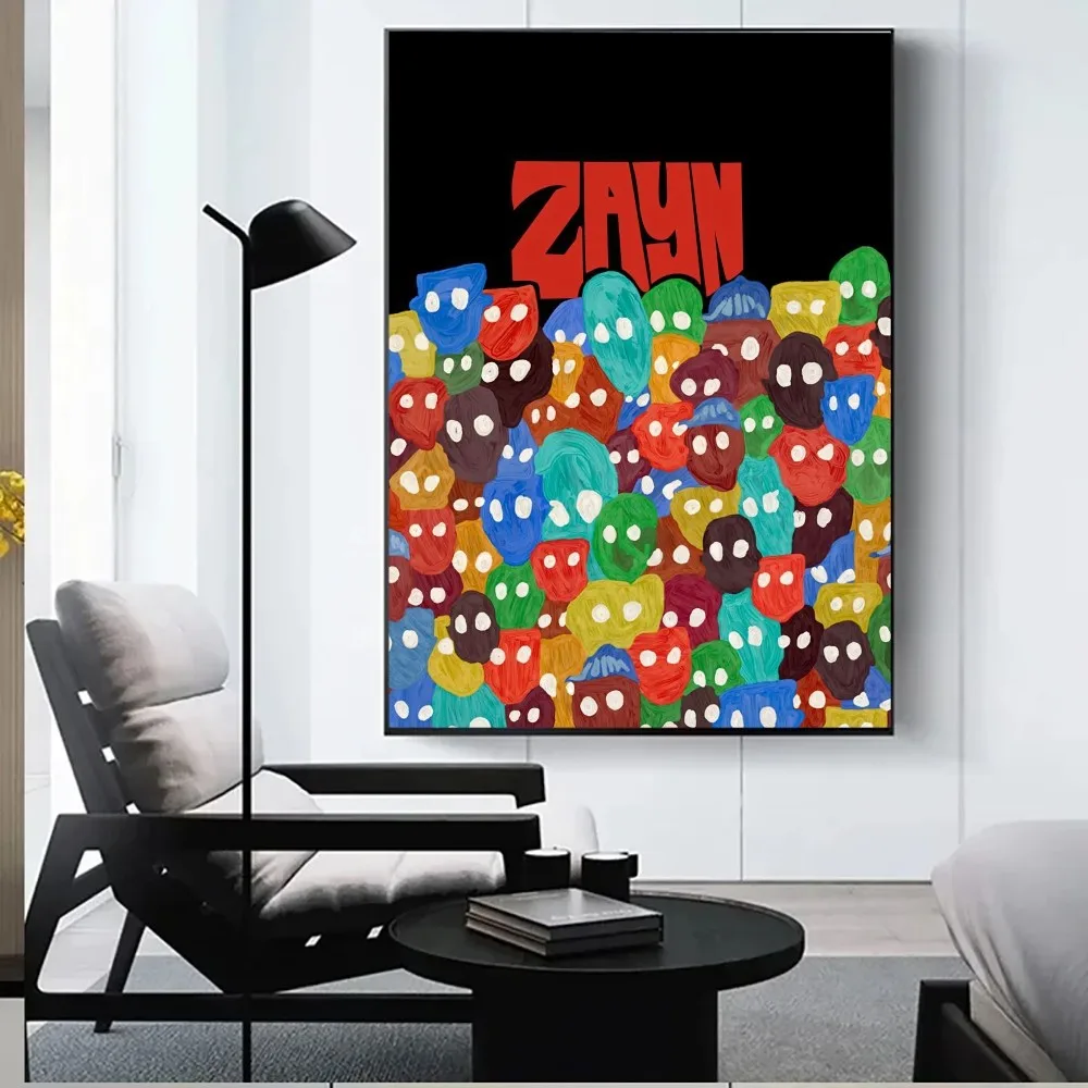 Singer Zayn Malik Poster DIY Poster Kraft Paper Vintage Poster Wall Art Painting Study Stickers Big Szie Wall Painting