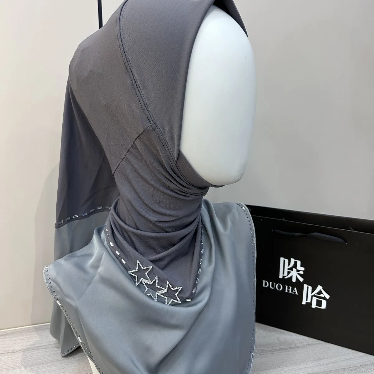 Easy To Wear Malaysia Muslim Women Instant Hijab Long