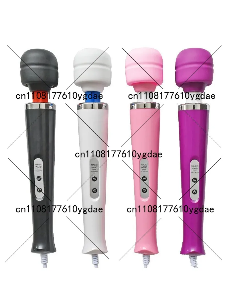 

Массажер для всего тела Magic Wand с 10 скоростями, вибрационный массажер для ног и головы, вилка стандарта ЕС, белый, черный, розовый, фиолетовый