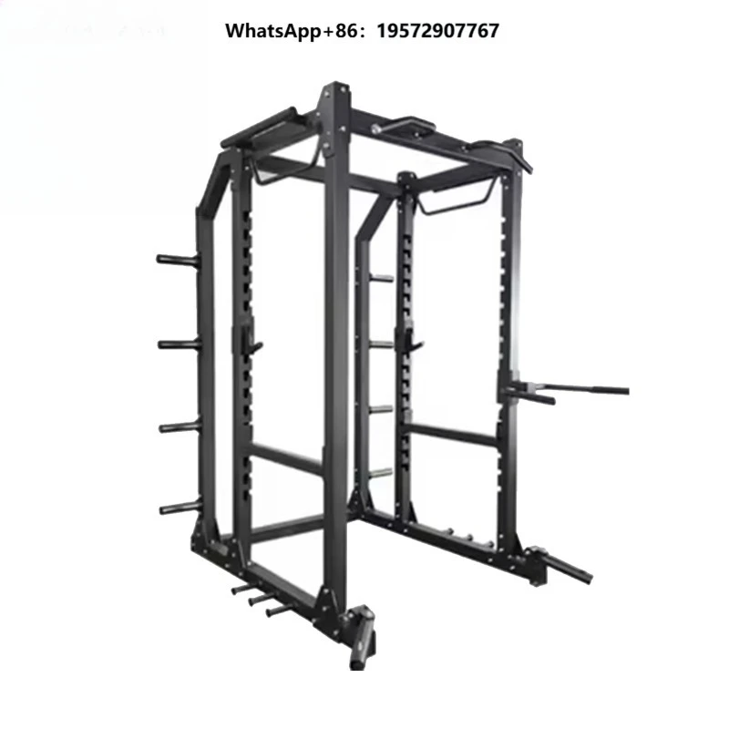 Machine Multi Functional Power Squat Rack With High and Low Pull Down Cable Machine