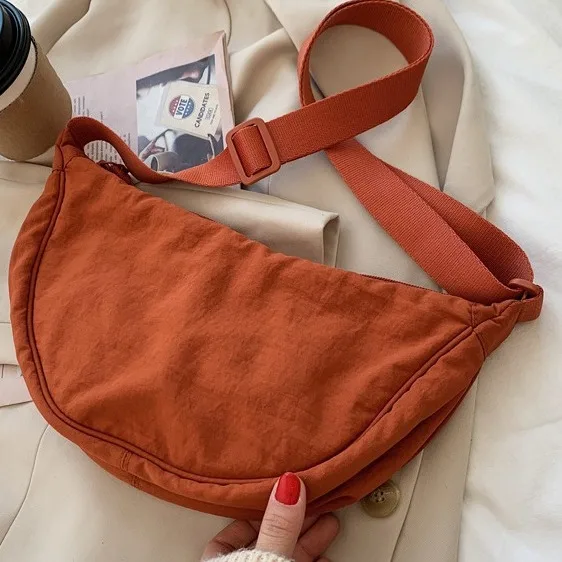 

New women's fashion casual nylon shoulder bag capacity handbag women's travel shopping bag versatile shoulder bag