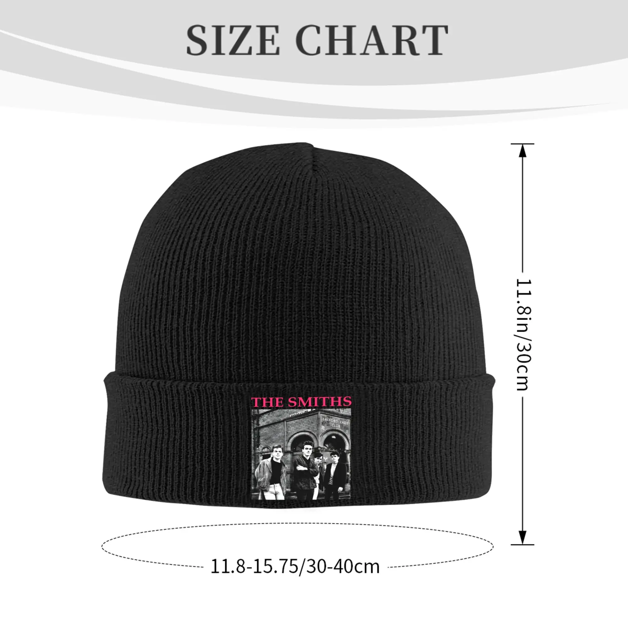 سميثز روك باند Skullies Beanies قبعات الهيب هوب شتاء دافئ الرجال النساء الحياكة القبعات للجنسين الكبار بونيه قبعة