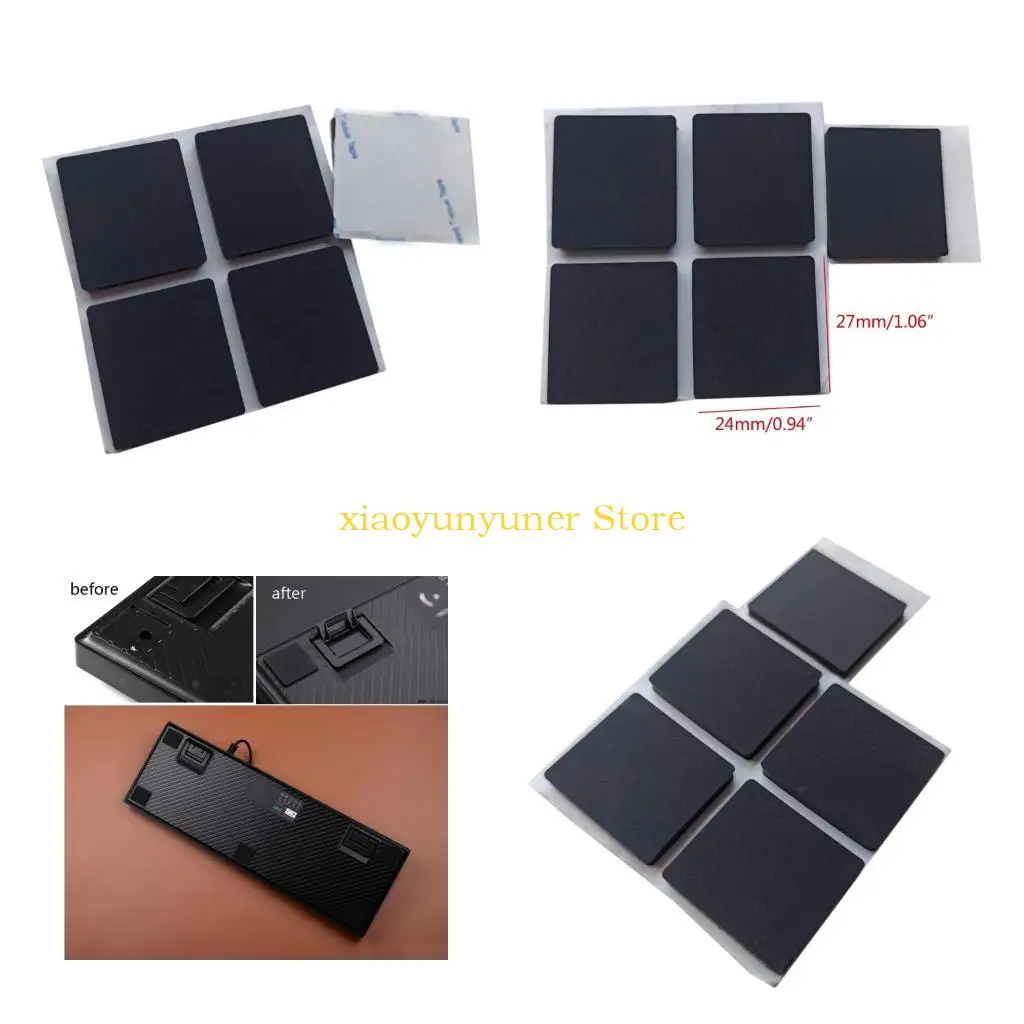 

P9JB 5 шт./компл. противоскользящие наклейки на клавиатуру, кронштейн, резиновые ножки для G810 G