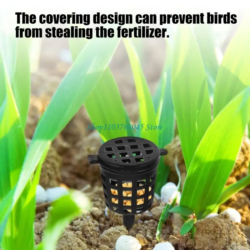 R53F 10/20/50/100Pcs Plastic Mesh Pot For Hydroponics Indoor Plant And Mini Garden Projects