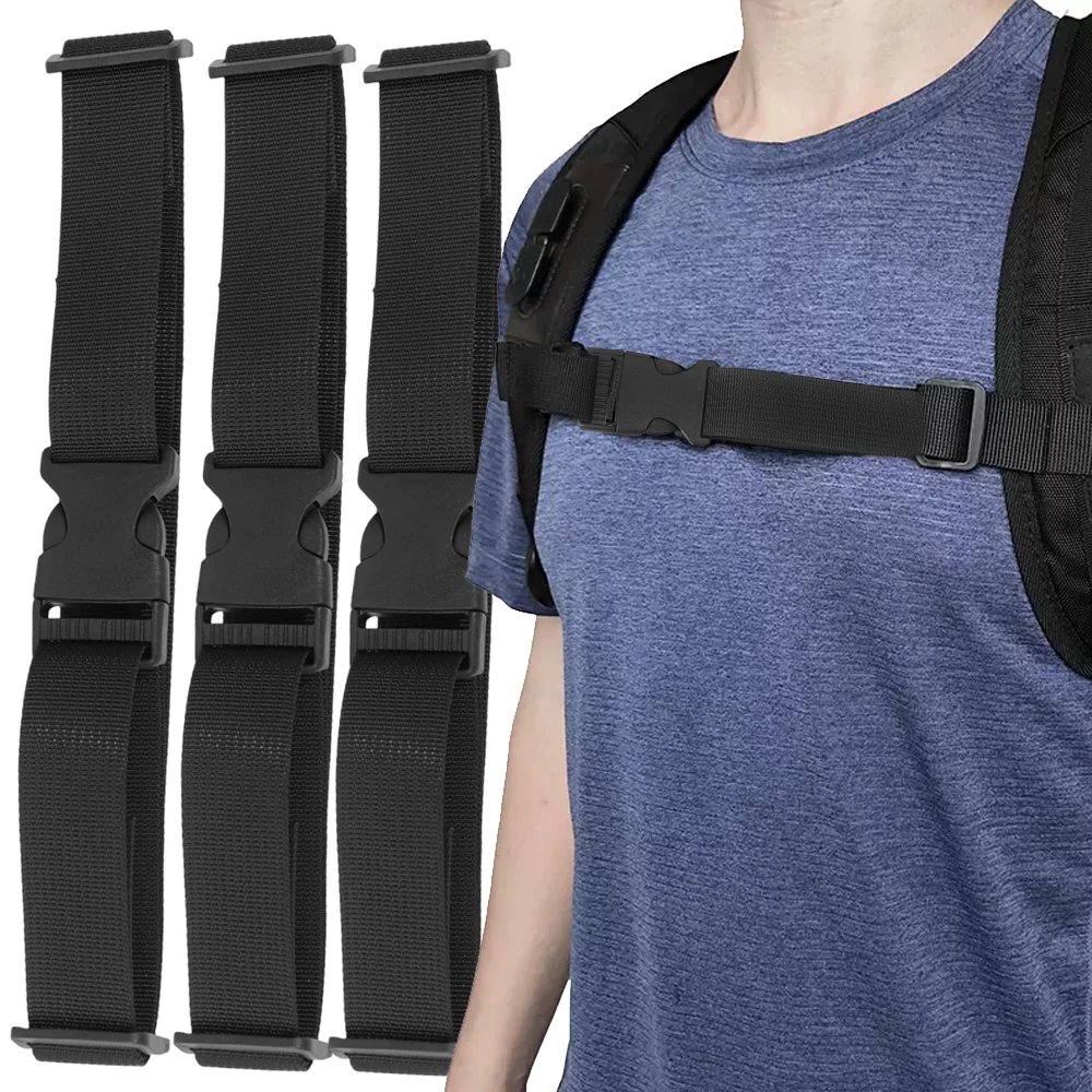 50cm Long Adjustable Backpack Chest Bag Strap Shoulder Strap For Schoolbag Tactical Backpack Tapes Camping Tactical Bags Straps