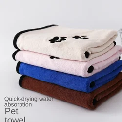 New Absorbent Towels for Dogs Cats Fashion Bath Towel Nano Fiber Quick-drying Bath Towel Car Wiping Cloth Pet Supplies