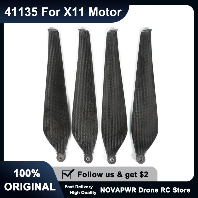 

Hobbywing X11 41135 Carbon-Fiber Propellers Motor Combo with Folding Blades