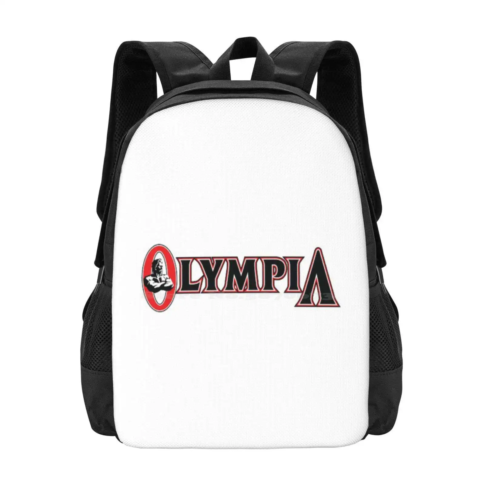 

Olympia Hot Sale Schoolbag Backpack Fashion Bags Mr Olympia Phil Heath Arnold Schwarzenegger Dance Fitness Gymnastics Pattern