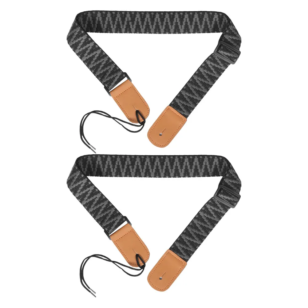 

2pcs Ukulele Shoulder Strap Nylon Guitar Strap Adjustable Lightweight For Soprano Concert Tenor Kids Adults Instrument