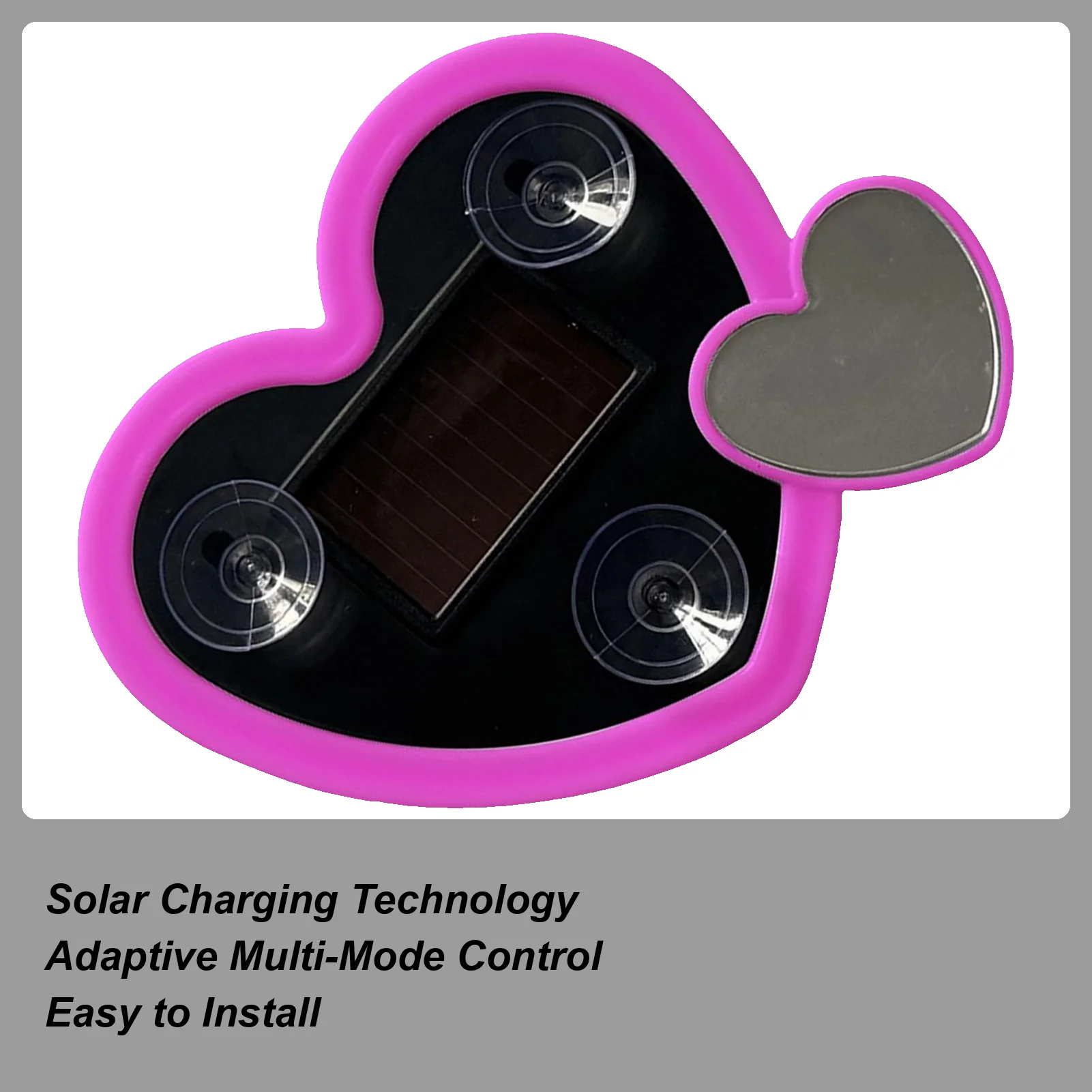 

Светодиодные фонари для автомобиля, солнечная лампа в форме сердца, автомобильная оконная лампа, неоновый окружающий свет для треугольного декора окна, автомобильный интерьер грузовика