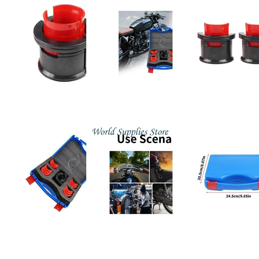 

G6KC Professional DIY Motorcycle Fork Seal Installation set Versatile Fork Seal Drive