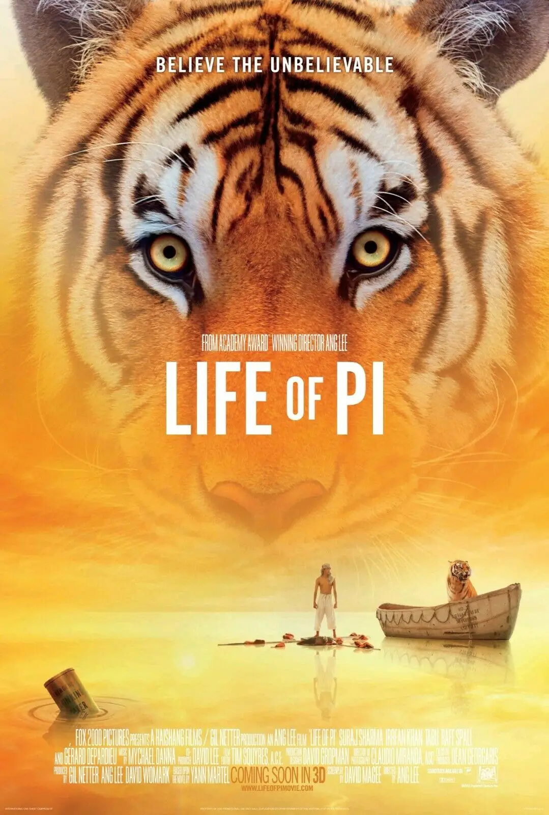 

LIFE OF PI MOVIE Picture, Art Film Print Silk Poster, for Your Home Wall Decor