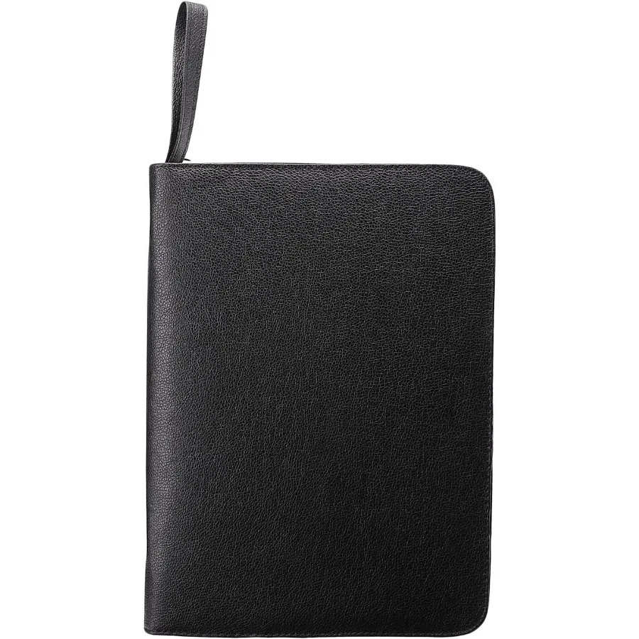 กล่องใส่ปากกาหมึกซึมหนัง PU สีดำขนาดใหญ่ ออกแบบมาสำหรับมืออาชีพและการใช้งานประจำวัน เหมาะสำหรับใส่ปากกาโรลเลอร์หลายด้าม