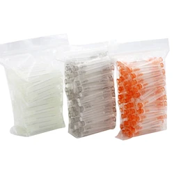100pcs Dental Endo Irrigation Needle Tip End-Closed Side Hole Endo Syringe Root Canal Washing Needle Tip 25G/27G/30GA 30G